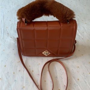 Small brown crossbody bag